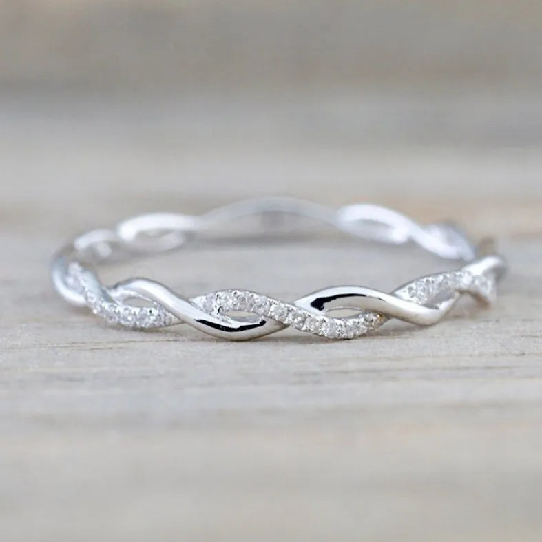 Ins Tide Adjustable Stainless Steel Rings
