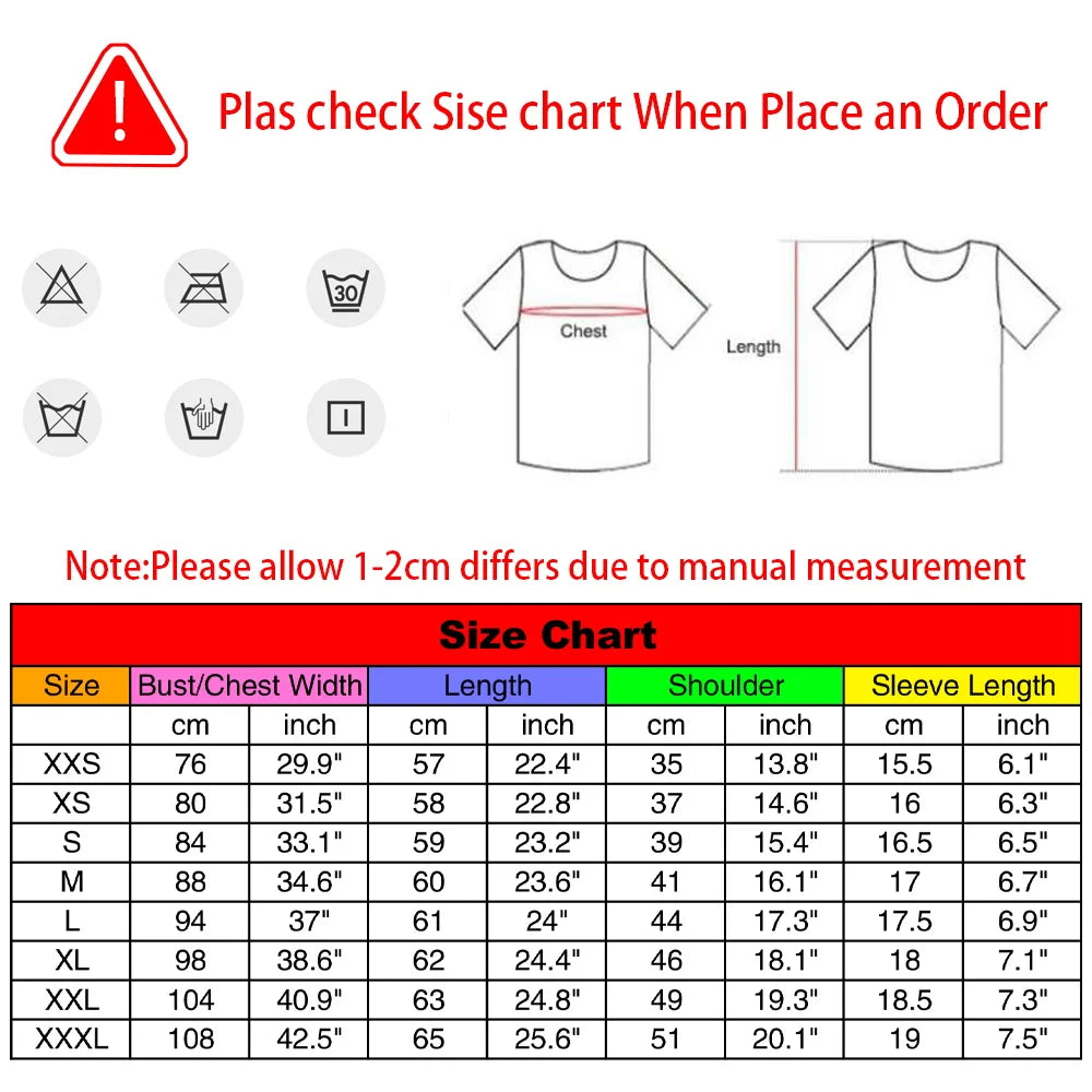 Orange Cat Pattern Printing Slim Round Neck Commuter Black T-shirt