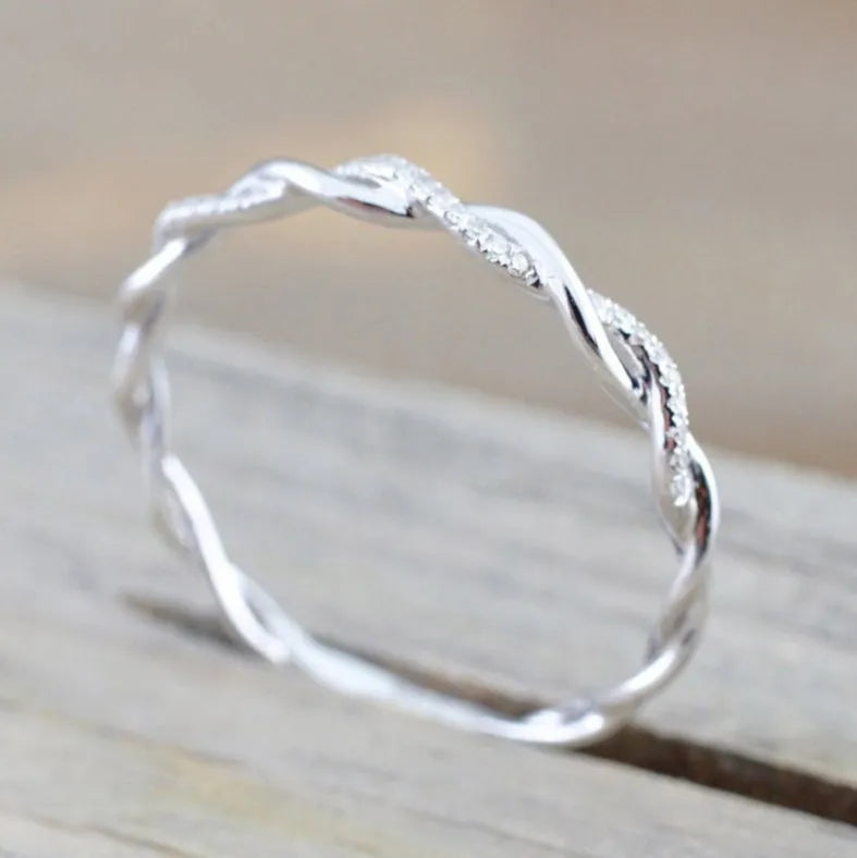 Ins Tide Adjustable Stainless Steel Rings