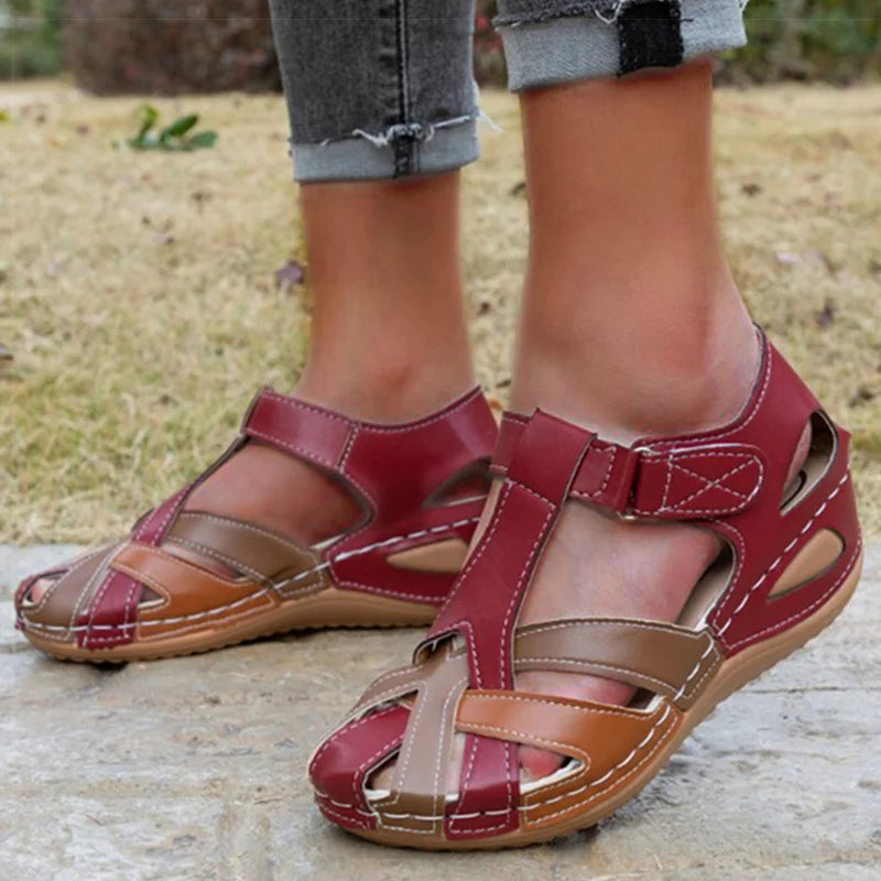 Women Low Heels Summer Sandals