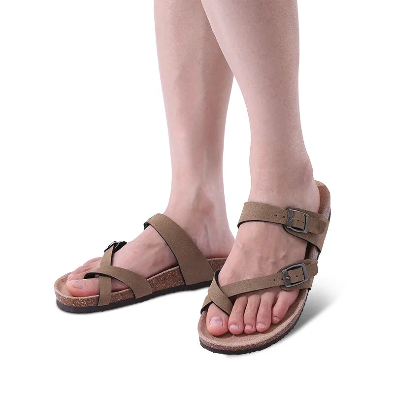 Fashion Women's Suede Mules Sandals