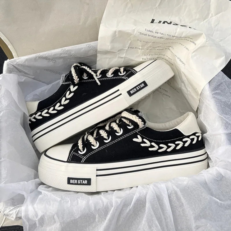 Women Platform Canvas Shoes