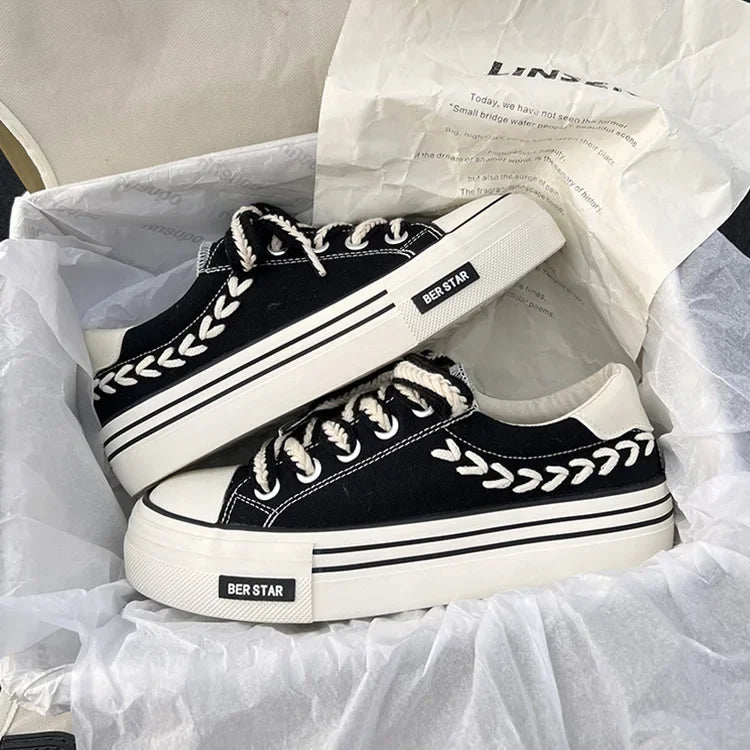 Women Platform Canvas Shoes