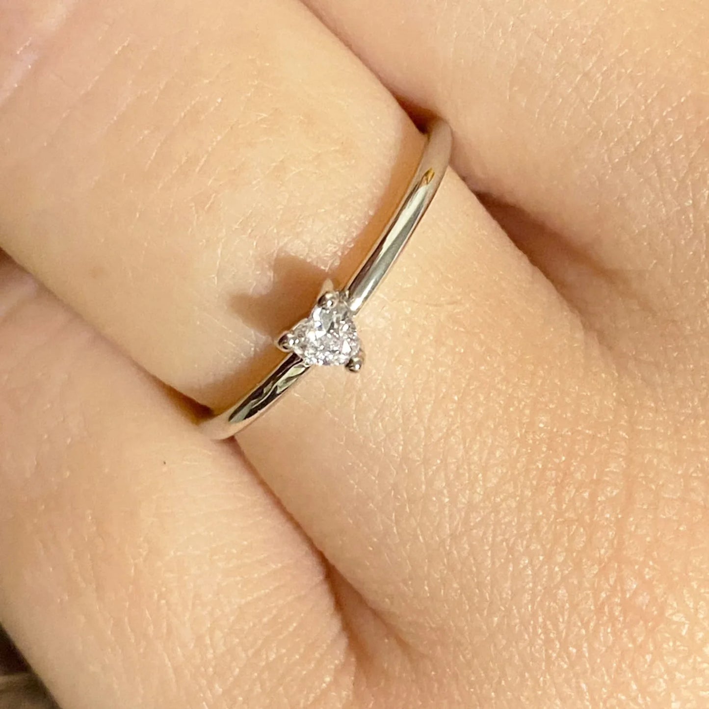 Little Heart Thin Rings