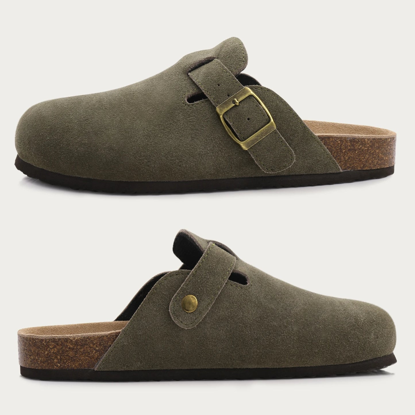 Fashion Women's Suede Mules Sandals