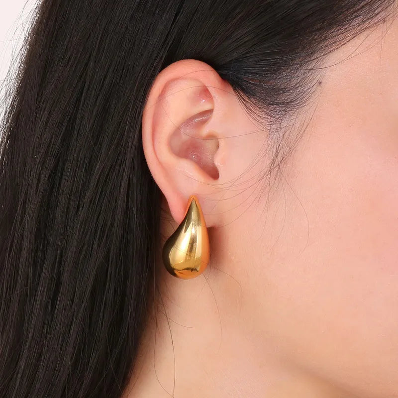 Vintage Chunky Dome Drop Earrings
