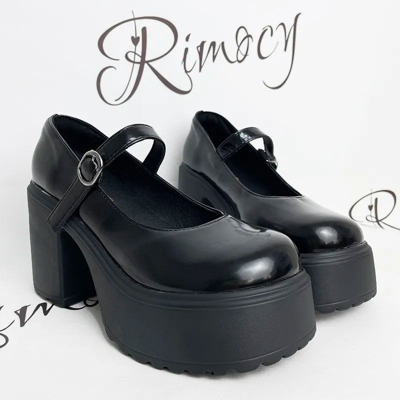 Fashion White Platform Pumps