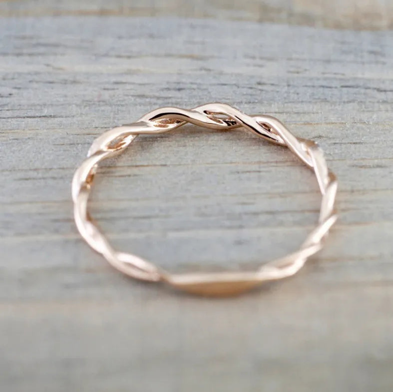 Ins Tide Adjustable Stainless Steel Rings