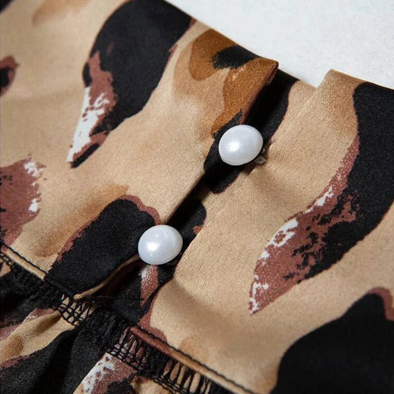 Women Tops Sexy Leopard Print