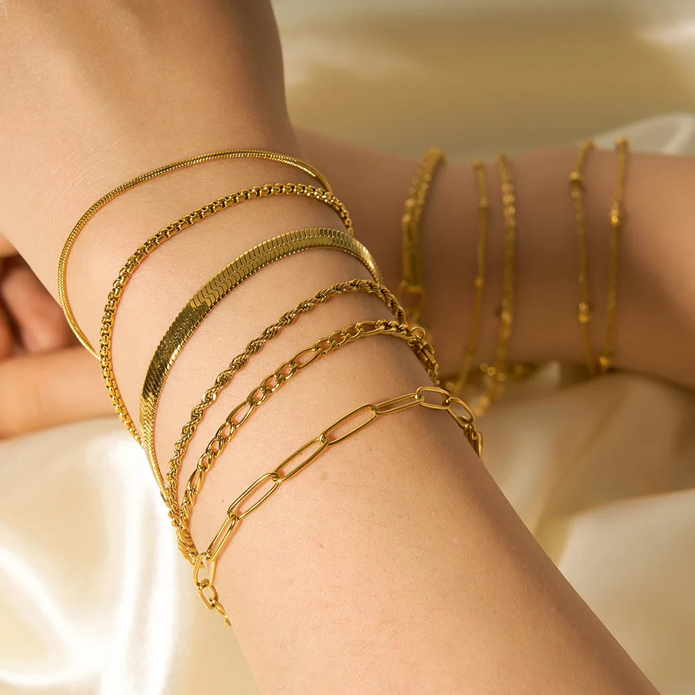 Classic Snake Chain Bracelets