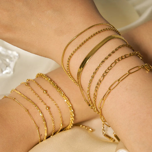 Classic Snake Chain Bracelets