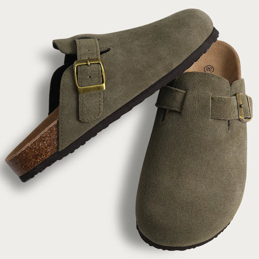 Fashion Women's Suede Mules Sandals