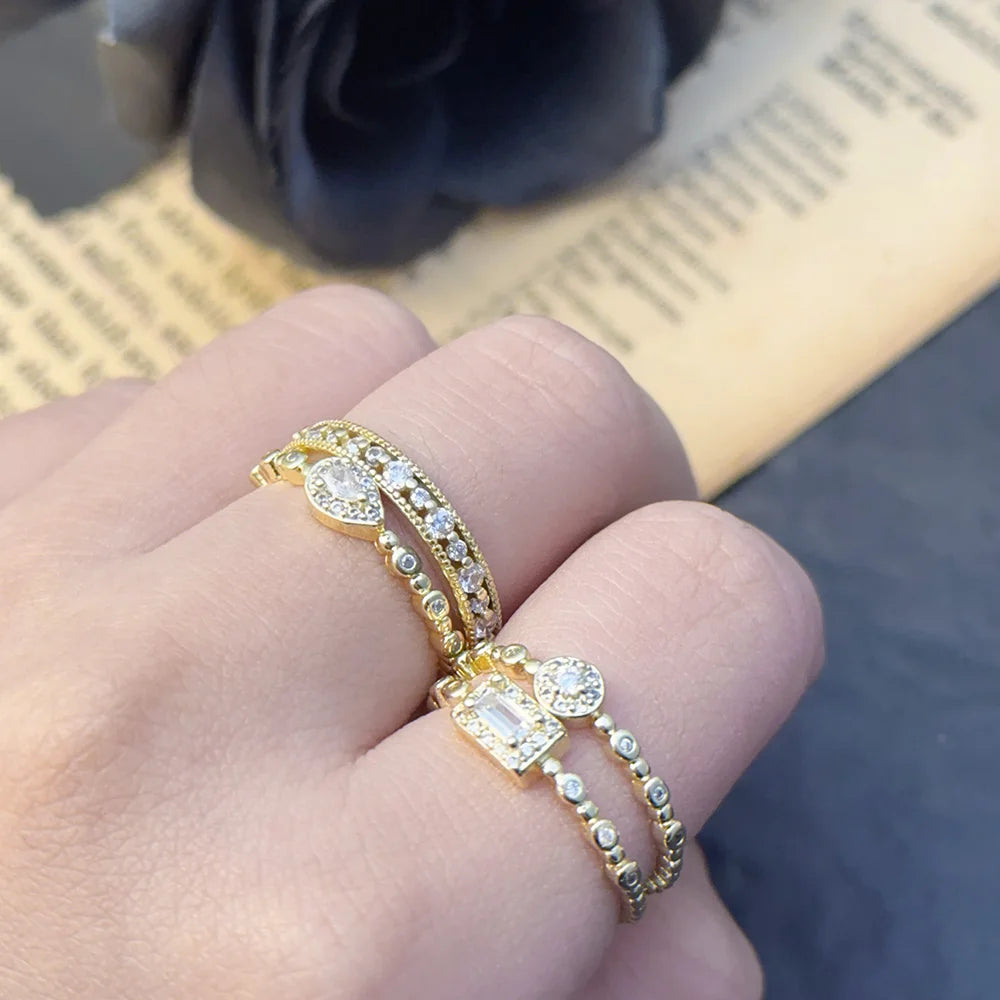Trendy Elegant Dainty Ring