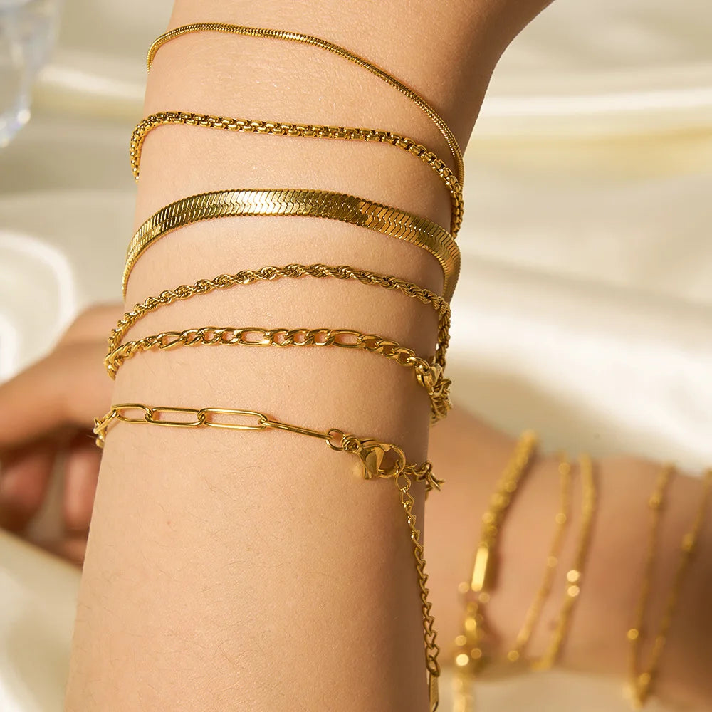 Classic Snake Chain Bracelets