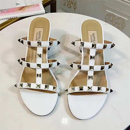 Luxury Genuine Leather Sexy Open Toe Flat Sandals
