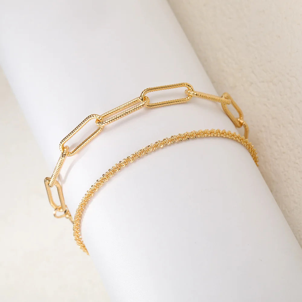 Fashion Silver Color Sparkling Adjustable Bracelets
