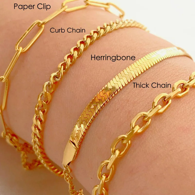 Classic Snake Chain Bracelets
