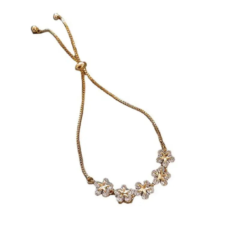 Elegant Inlaid Rhinestone Bracelets